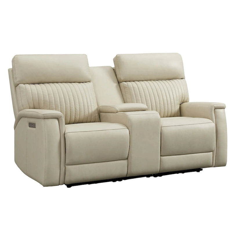 Zero Gravity Power Reclining Loveseat Leather Headrest Lumbar USB Ports