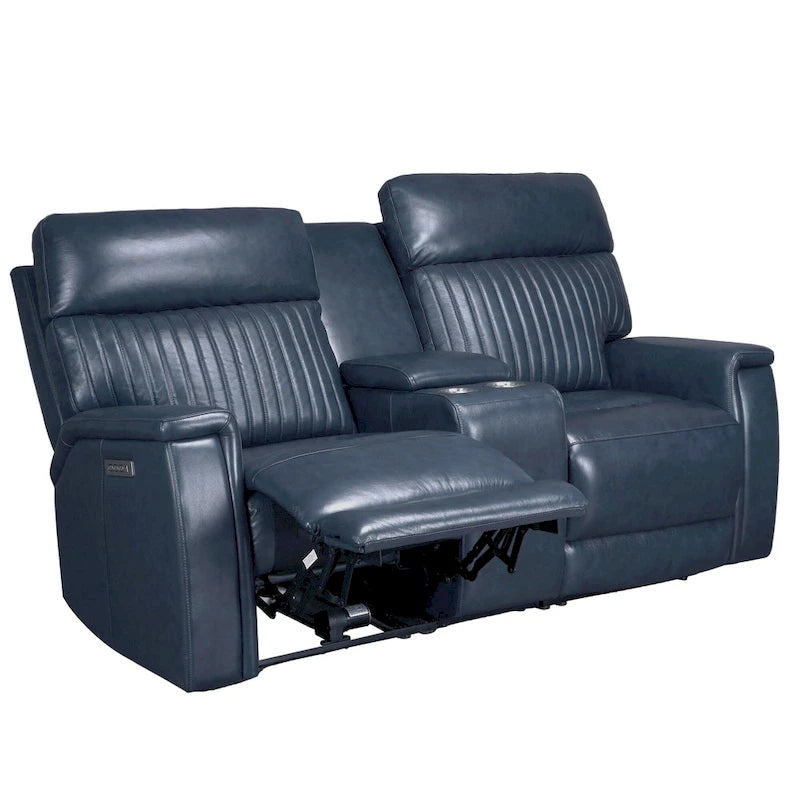 Zero Gravity Power Reclining Loveseat Leather Headrest Lumbar USB Ports