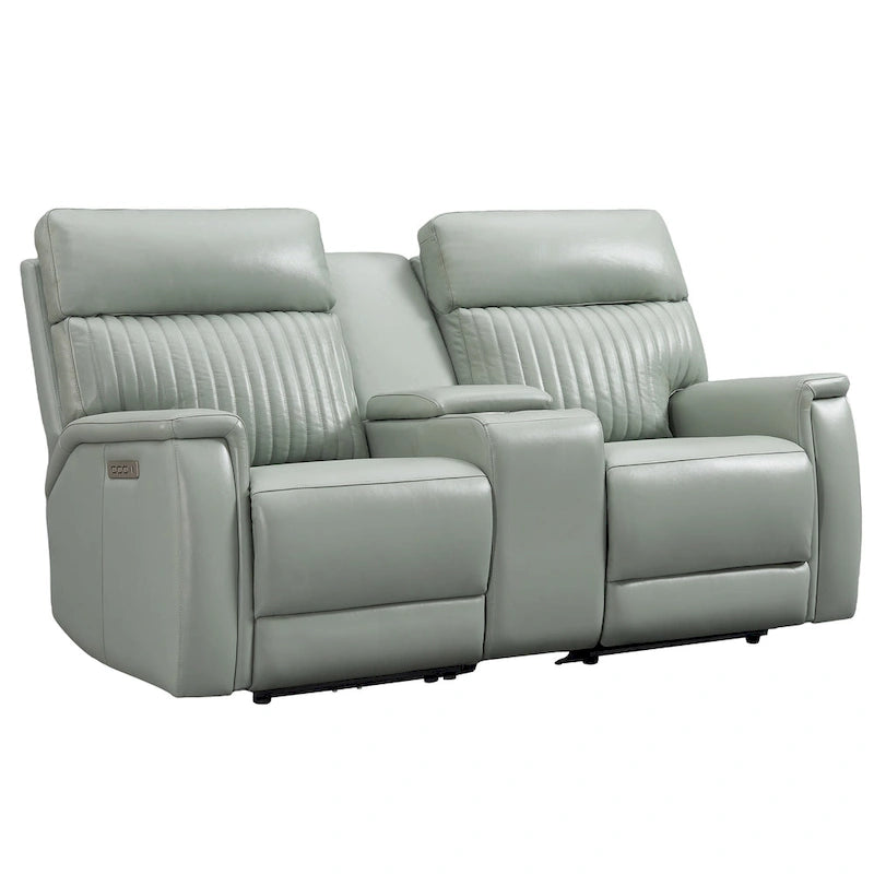 Zero Gravity Power Reclining Loveseat Leather Headrest Lumbar USB Ports