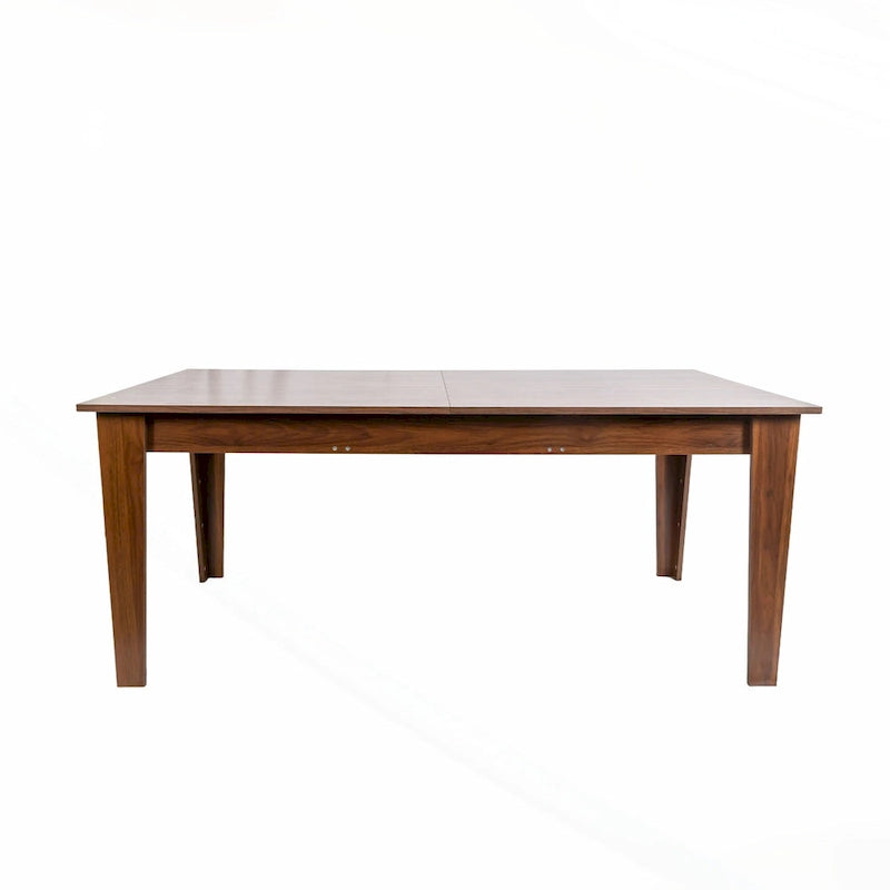 Extendable Wooden Dining Table Melamine Finish Particle Board Multi-Use