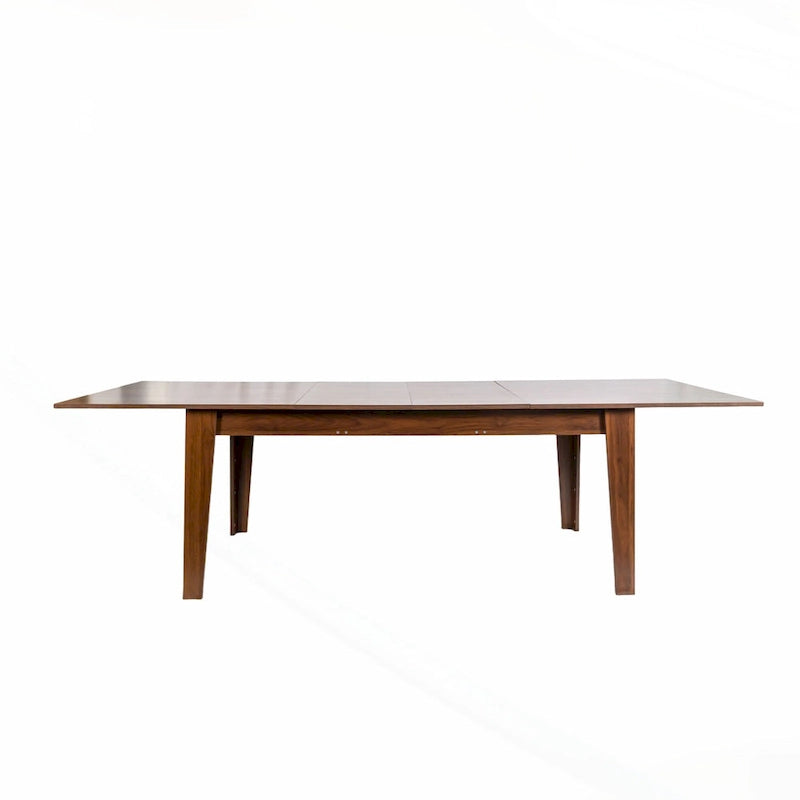Extendable Wooden Dining Table Melamine Finish Particle Board Multi-Use