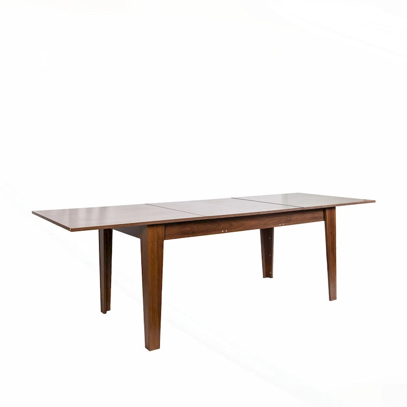 Extendable Wooden Dining Table Melamine Finish Particle Board Multi-Use