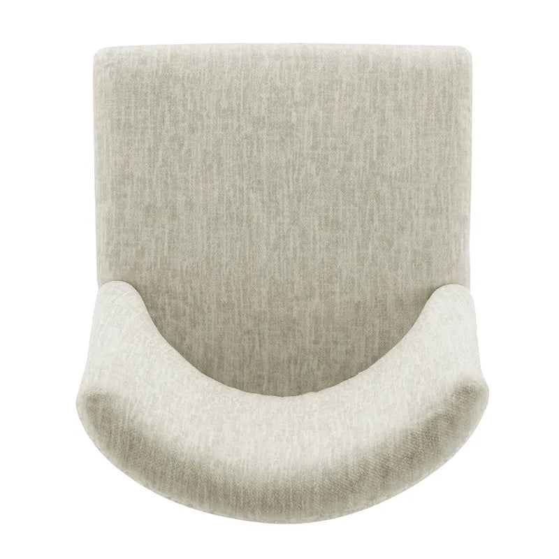Sedia da pranzo in tessuto stile Parsons, gambe svasate, schienale curvo, completamente assemblata