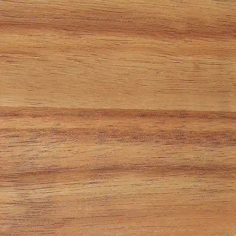 Scrivania mid-century per ufficio domestico con piano in MDF, gambe in legno di hevea, vano aperto e cassetto, noce