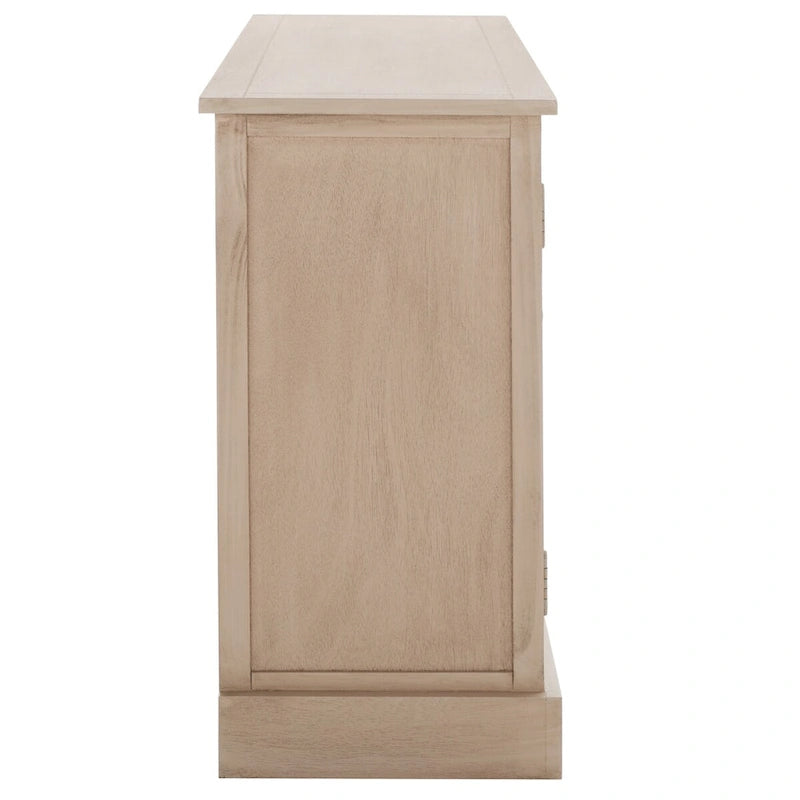Farmhouse Console Table 2 Drawers 3 Removable Baskets Entryway Hallway