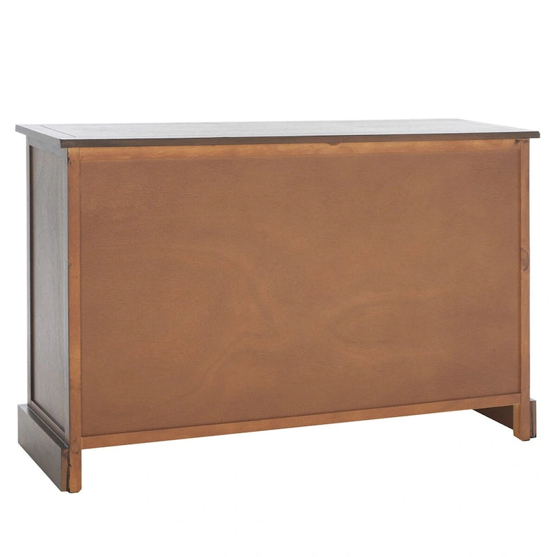 Farmhouse Console Table 2 Drawers 3 Removable Baskets Entryway Hallway