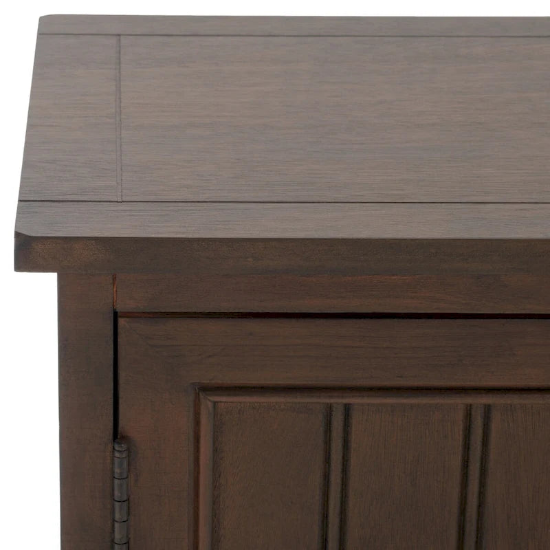 Farmhouse Console Table 2 Drawers 3 Removable Baskets Entryway Hallway